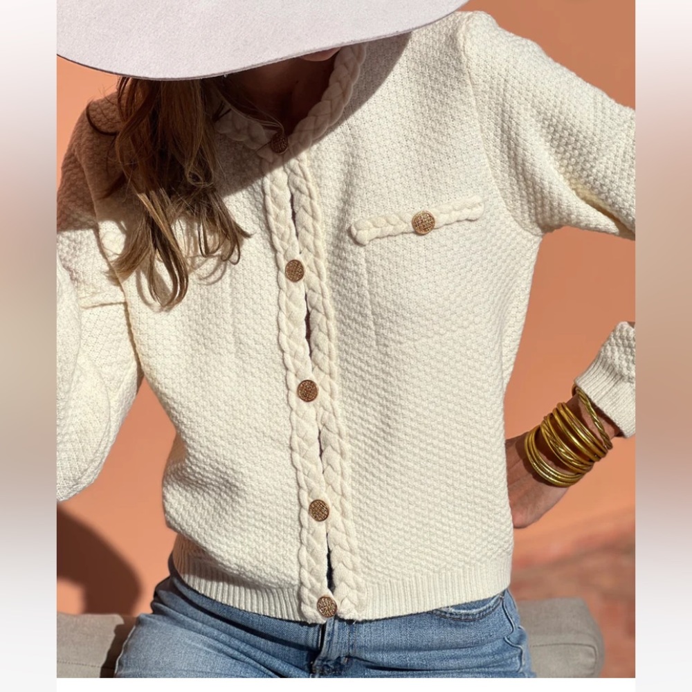 SIAMOISE
Cardigan Édith